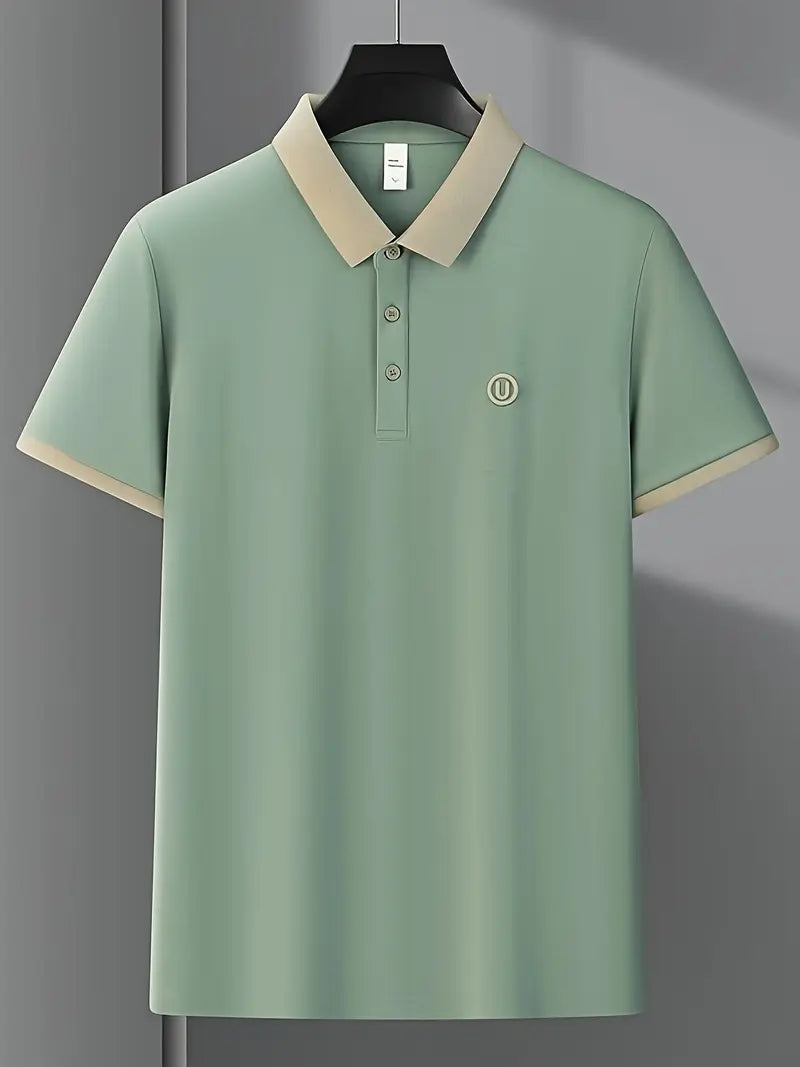 Bio-Baumwoll-Polo mit U-Logo