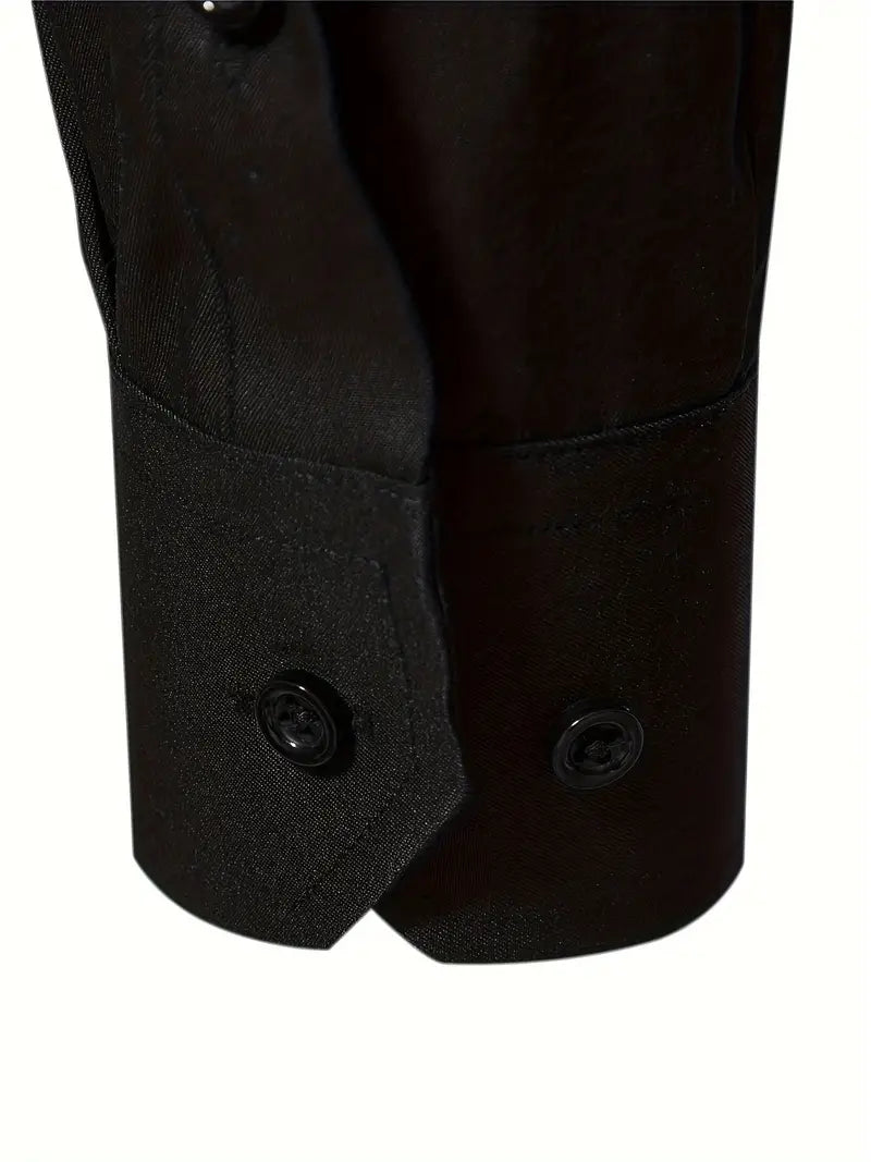 Hochwertiges Einfarbiges Slim-Fit-Hemd