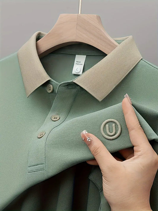 Bio-Baumwoll-Polo mit U-Logo