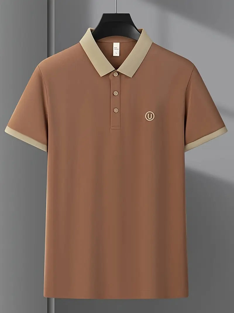 Bio-Baumwoll-Polo mit U-Logo