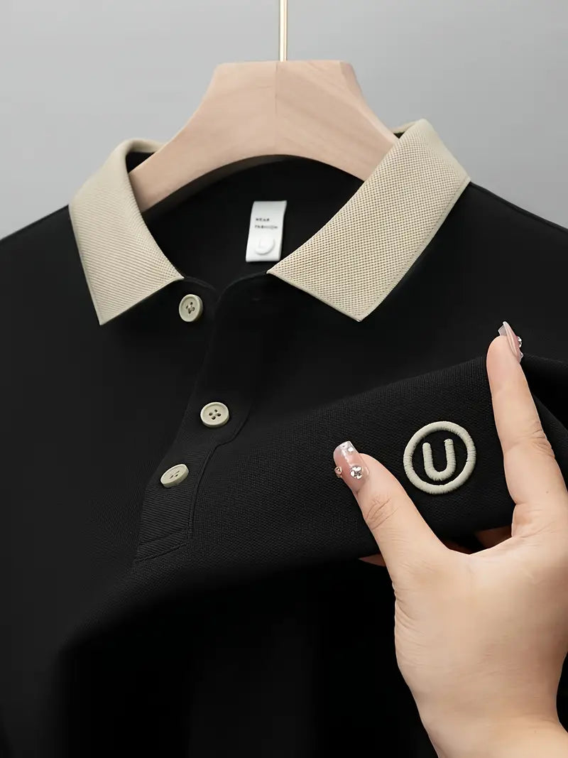 Bio-Baumwoll-Polo mit U-Logo