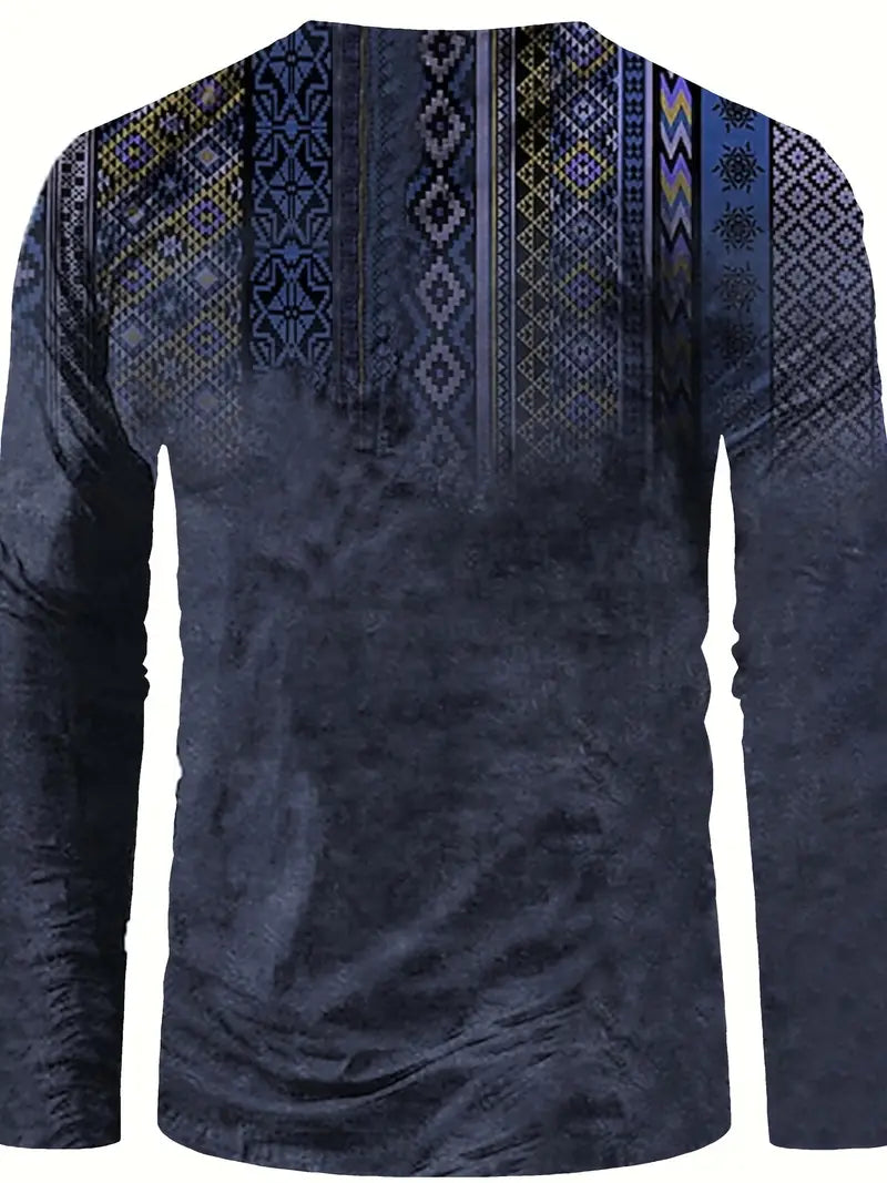 Langarmhemd im Bohemian-Stil