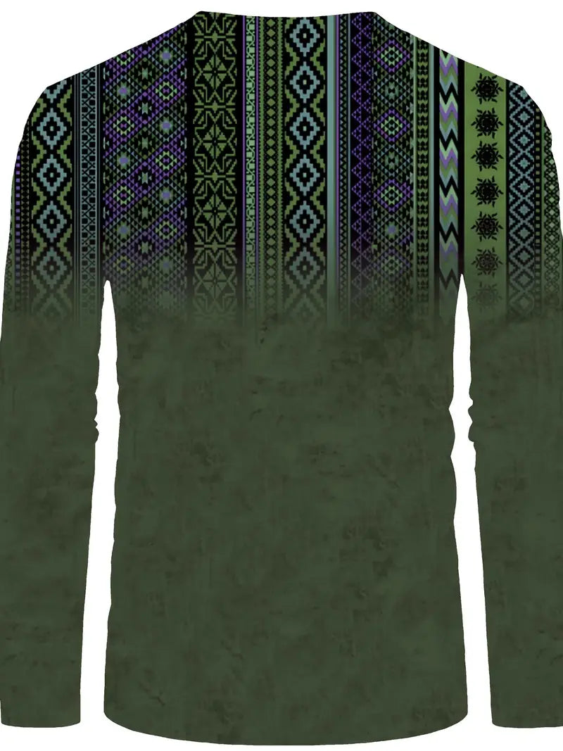 Langarmhemd im Bohemian-Stil