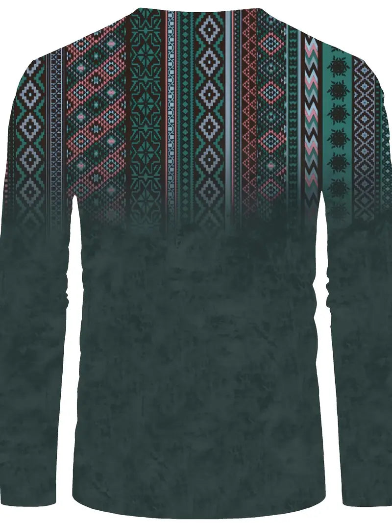 Langarmhemd im Bohemian-Stil