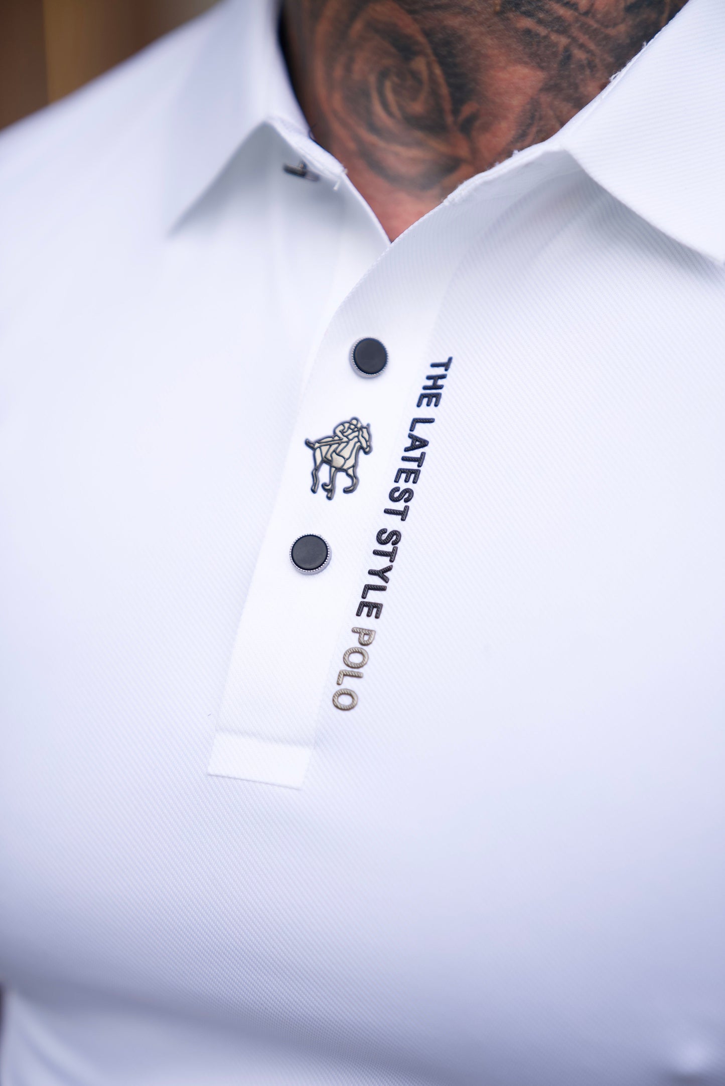 Faltenfreies Muscle Fit Polohemd