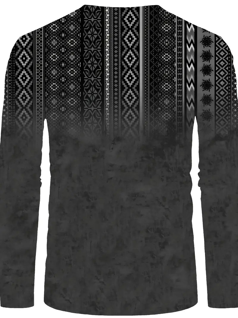 Langarmhemd im Bohemian-Stil