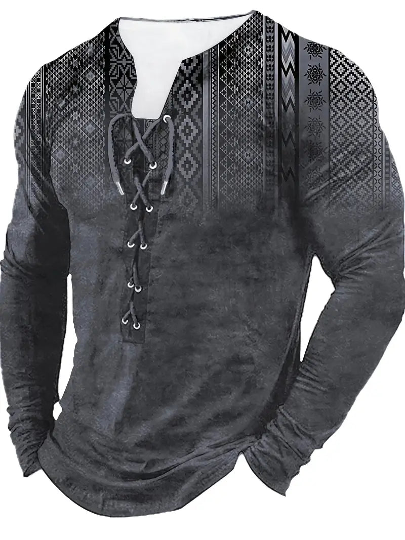 Langarmhemd im Bohemian-Stil
